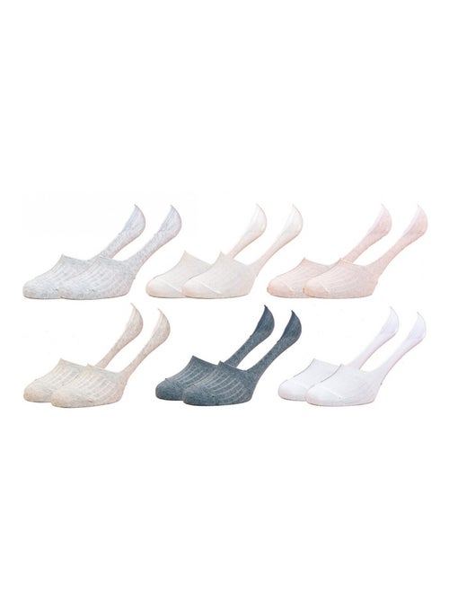 Sokken dames INFINITIF - Set van 6 - Kiabi Sokken dames INFINITIF - Set van 6 - Kiabi