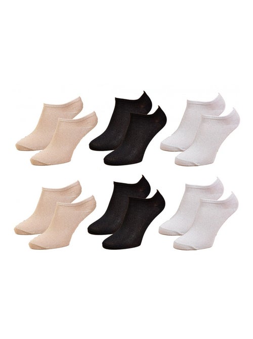Sokken dames INFINITIF - Set van 6 - Kiabi Sokken dames INFINITIF - Set van 6 - Kiabi