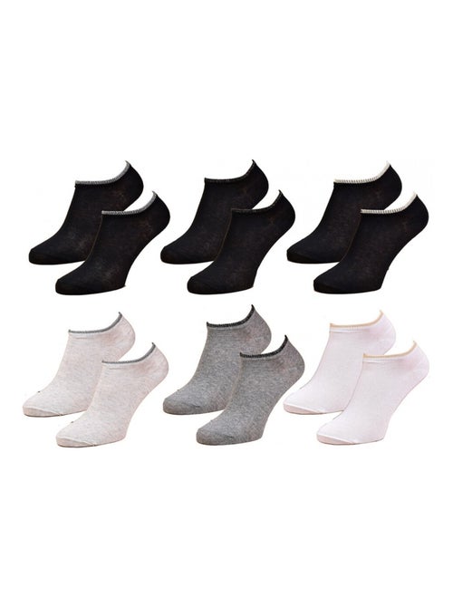 Sokken dames INFINITIF - Set van 6 - Kiabi Sokken dames INFINITIF - Set van 6 - Kiabi