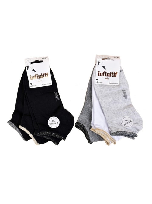 Sokken dames INFINITIF - Set van 6 - Kiabi Sokken dames INFINITIF - Set van 6 - Kiabi