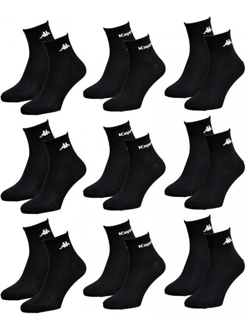 Sokken dames KAPPA QUARTER - Set van 9 - Kiabi Sokken dames KAPPA QUARTER - Set van 9 - Kiabi