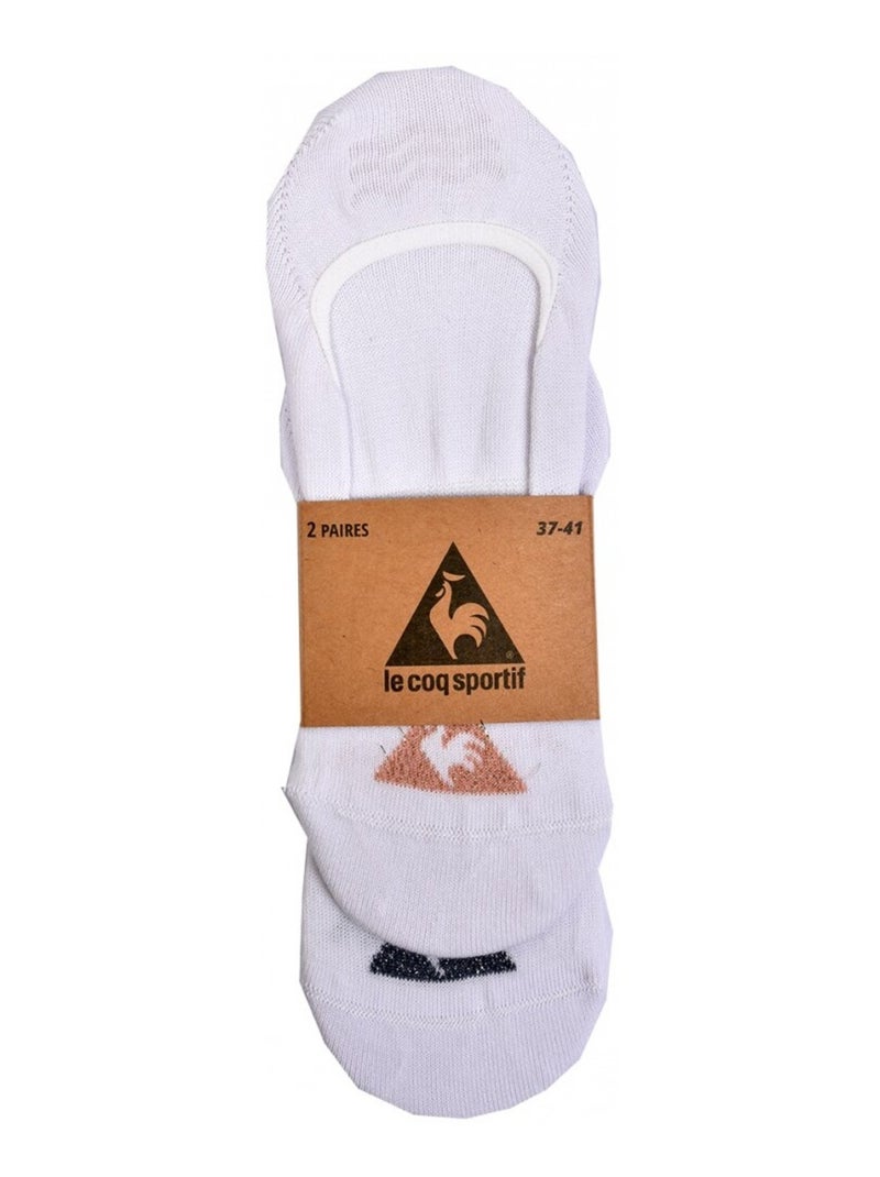 Sokken dames Le Coq Sportif - Set van 2 Wit - Kiabi