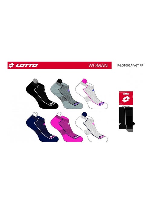 Sokken dames LOTTO - Set van 6 paar - Kiabi Sokken dames LOTTO - Set van 6 paar - Kiabi