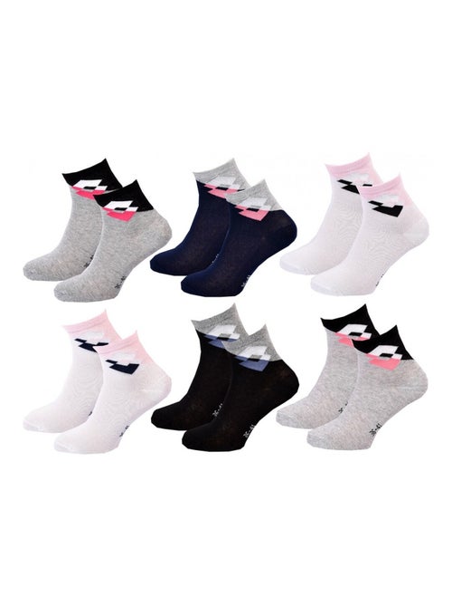 Sokken dames LOTTO - Set van 6 paar - Kiabi Sokken dames LOTTO - Set van 6 paar - Kiabi