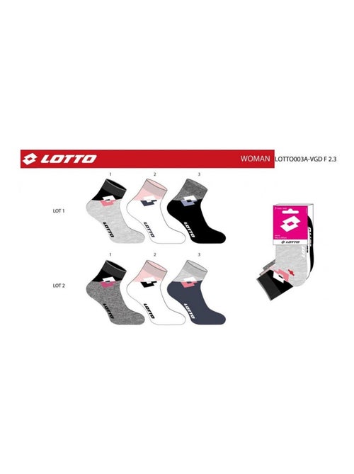 Sokken dames LOTTO - Set van 6 paar - Kiabi Sokken dames LOTTO - Set van 6 paar - Kiabi