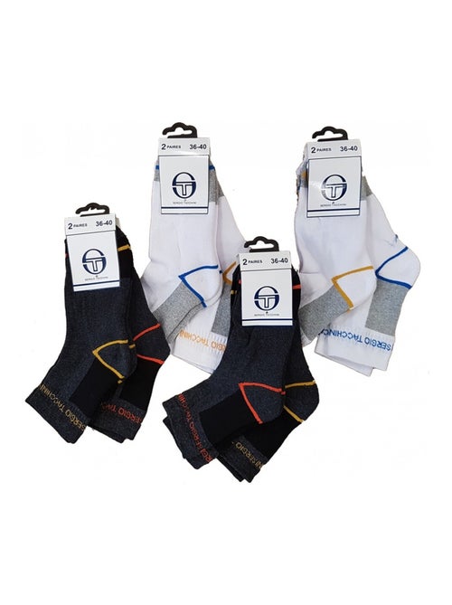 Sokken dames sergio tacchini socquettes - set van 10 - Kiabi Sokken dames sergio tacchini socquettes - set van 10 - Kiabi