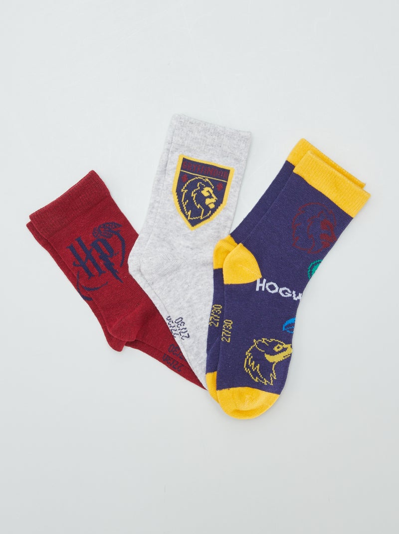 Sokken 'Harry Potter' - 3-pack ROOD - Kiabi