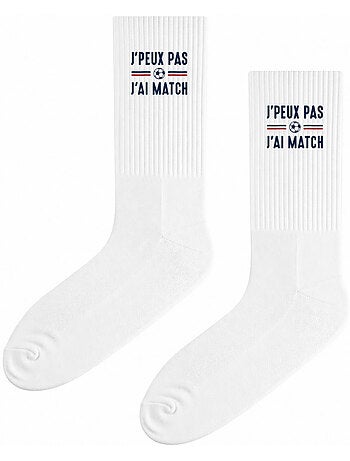sokken JE PEUX PAS J'AI MATCH