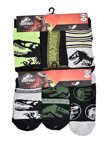 Sokken jongen licentie SET VAN 12 PAAR JURASSIC PARK