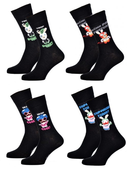 Sokken Lapins Crétins - Set van 4 - Kiabi Sokken Lapins Crétins - Set van 4 - Kiabi