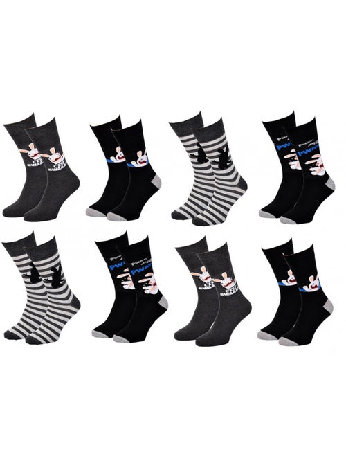 Sokken Lapins Crétins - Set van 8 - Kiabi Sokken Lapins Crétins - Set van 8 - Kiabi