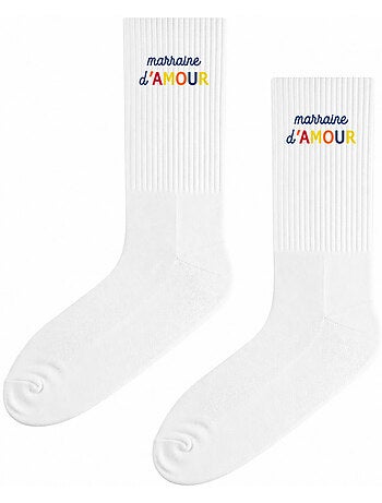 sokken MARRAINE D'AMOUR COLORÉE WAF