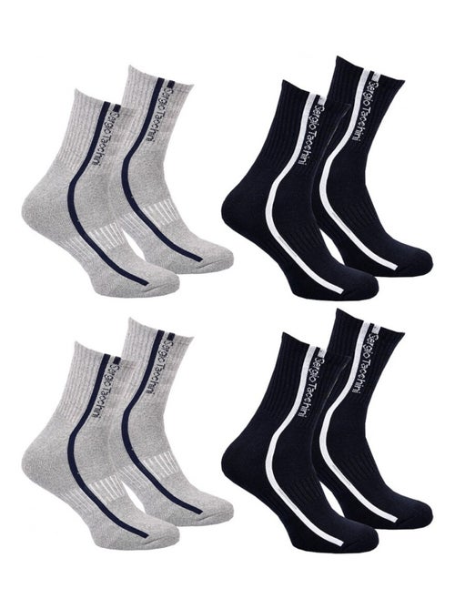 Sokken quarter SERGIO TACCHINI set van 4 paar - Kiabi