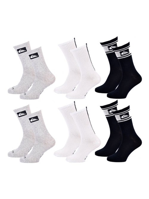 Sokken quiksilver regular fit crew - set van 6 paar - Kiabi Sokken quiksilver regular fit crew - set van 6 paar - Kiabi