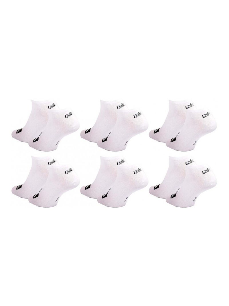 Sokken QUIKSILVER SNEAKER - Set van 6 Wit - Kiabi