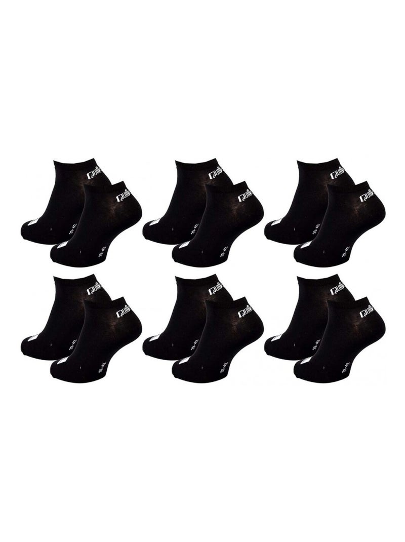 Sokken QUIKSILVER SNEAKER - Set van 6 Zwart - Kiabi