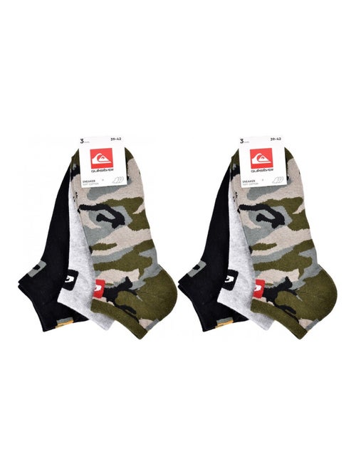 Sokken QUIKSILVER SNEAKER - Set van 6 - Kiabi