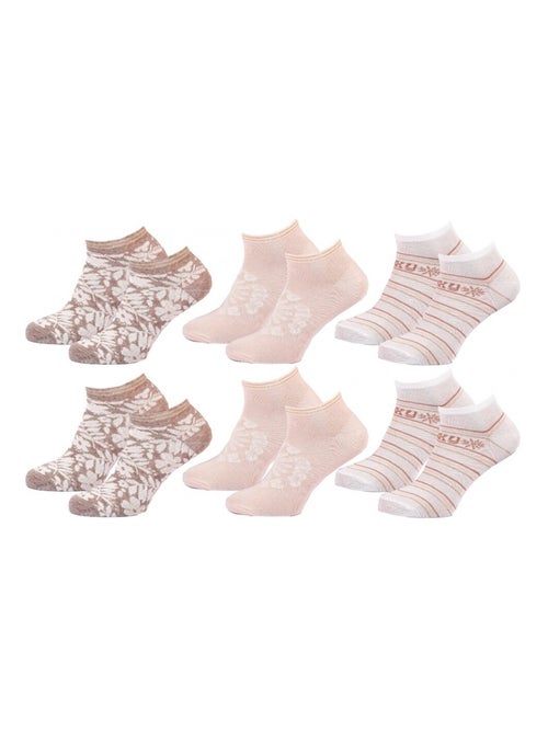 Sokken ROXY SNEAKER - Set van 6 - Kiabi Sokken ROXY SNEAKER - Set van 6 - Kiabi