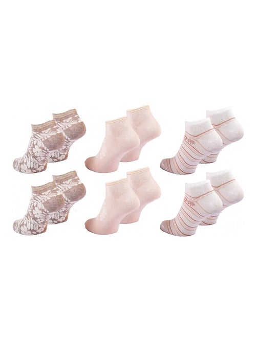 Sokken ROXY SNEAKER - Set van 6 - Kiabi Sokken ROXY SNEAKER - Set van 6 - Kiabi