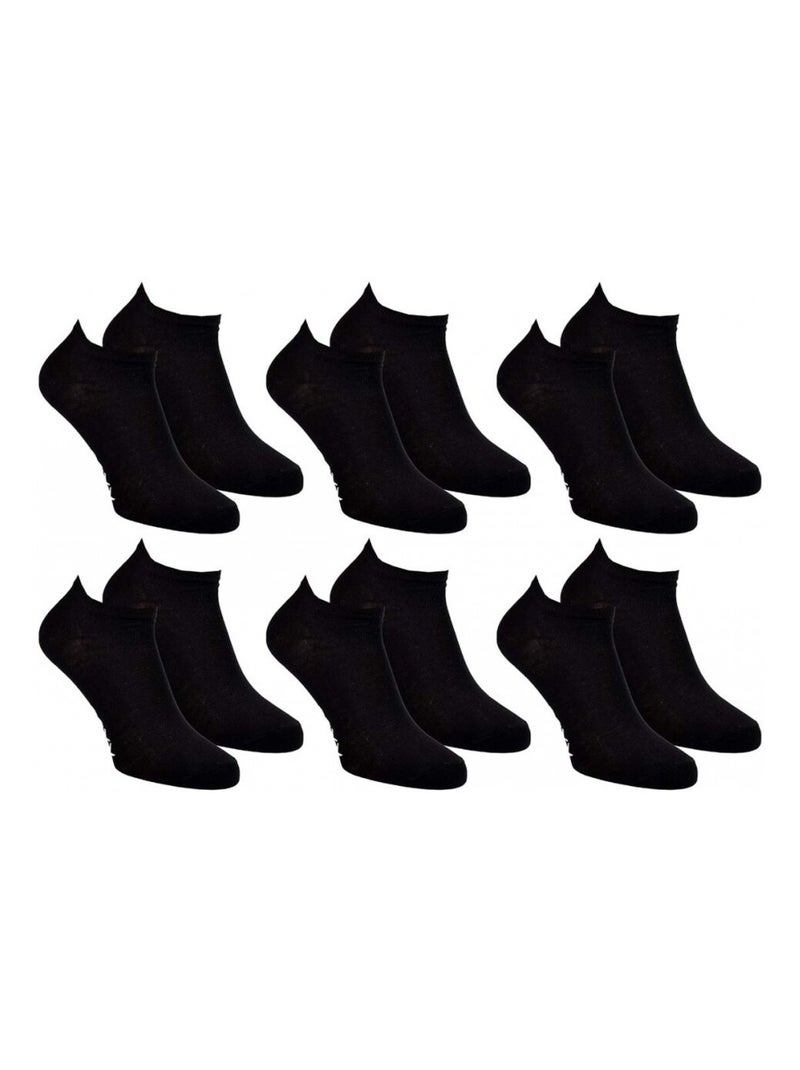 Sokken ROXY SNEAKER - Set van 6 Zwart - Kiabi