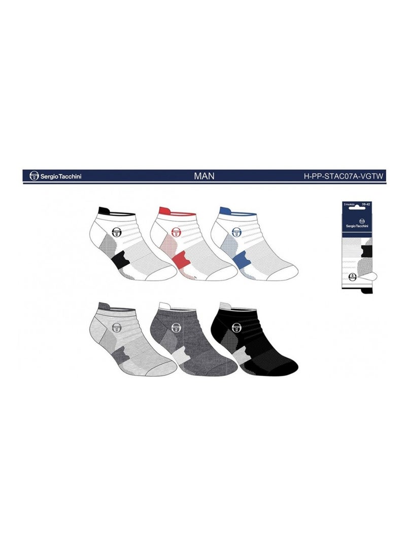 Sokken sergio tacchini - set van 6 paar Goud/Goudkleurig - Kiabi