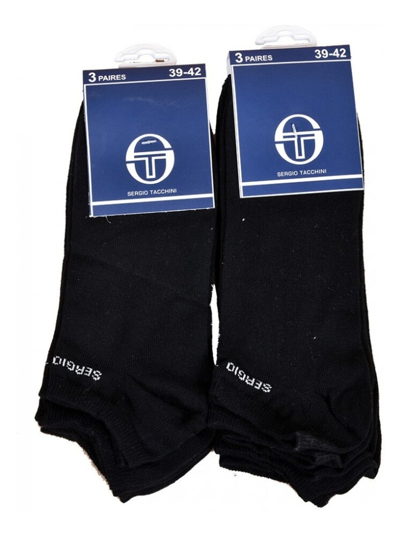 Sokken sergio tacchini - set van 6 paar Zwart - Kiabi