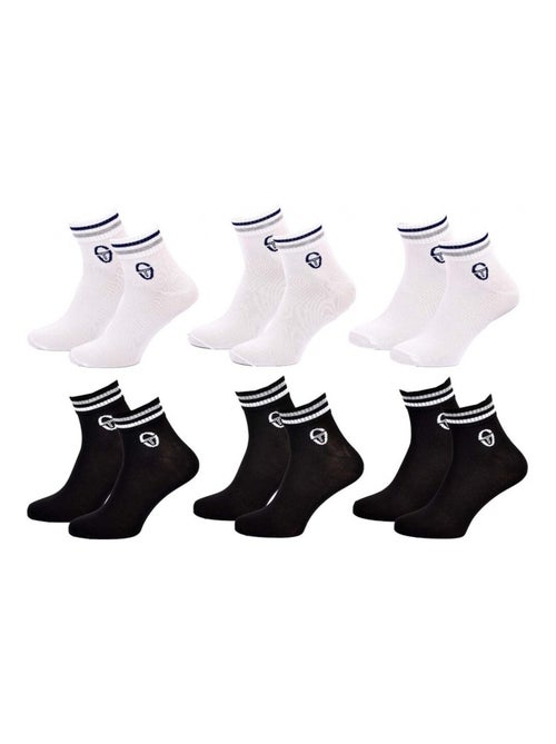 Sokken sergio tacchini quarter - set van 6 paar - Kiabi