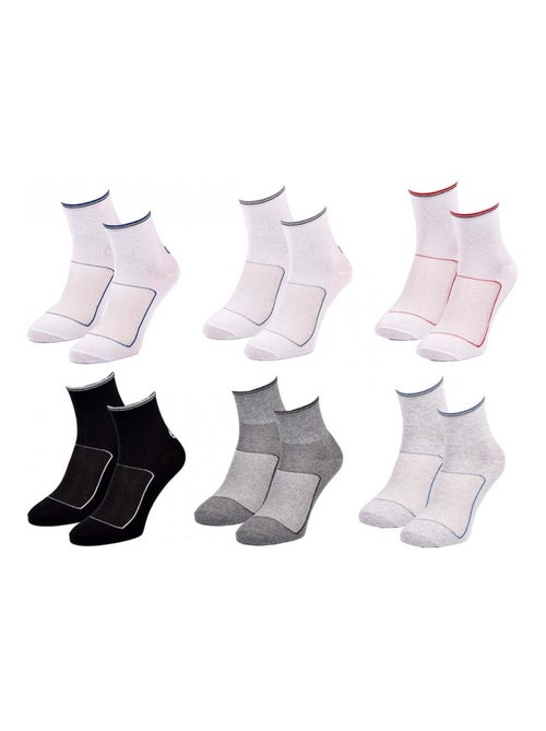 Sokken SERGIO TACCHINI QUARTER - Set van 6 paar - Kiabi