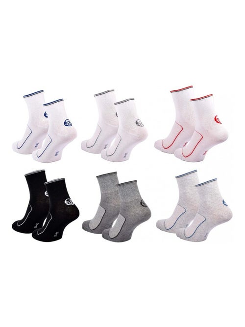 Sokken SERGIO TACCHINI QUARTER - Set van 6 paar - Kiabi