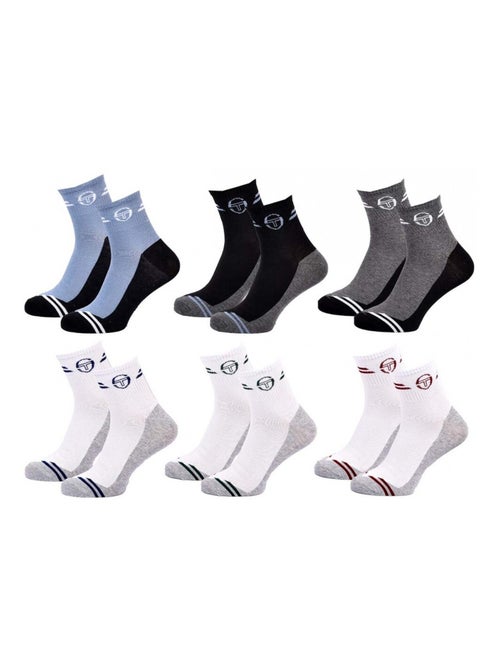 Sokken SERGIO TACCHINI QUARTER - Set van 6 paar - Kiabi