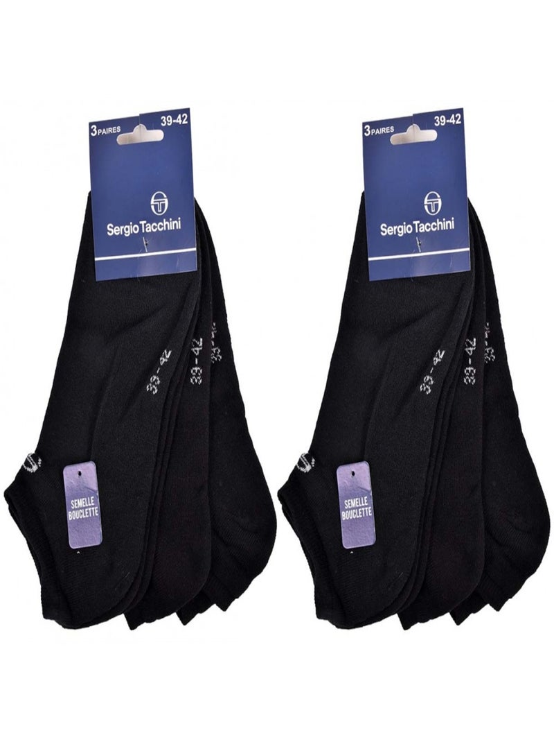Sokken sergio tacchini sneaker - set van 6 Multicolor - Kiabi