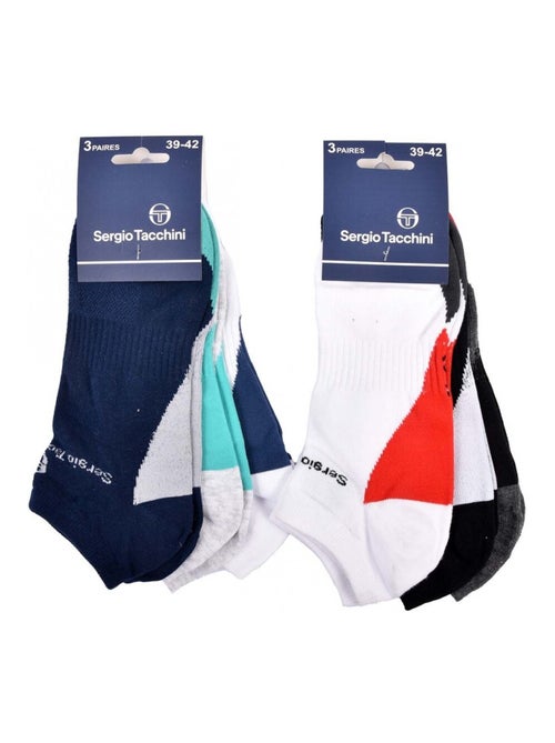 Sokken sergio tacchini sneaker - set van 6 - Kiabi