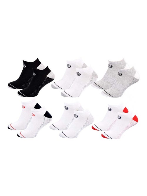 Sokken sergio tacchini sneaker - set van 6 - Kiabi
