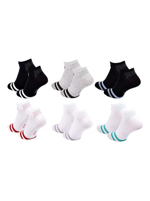 Sokken SERGIO TACCHINI SNEAKER - Set van 6 - Kiabi
