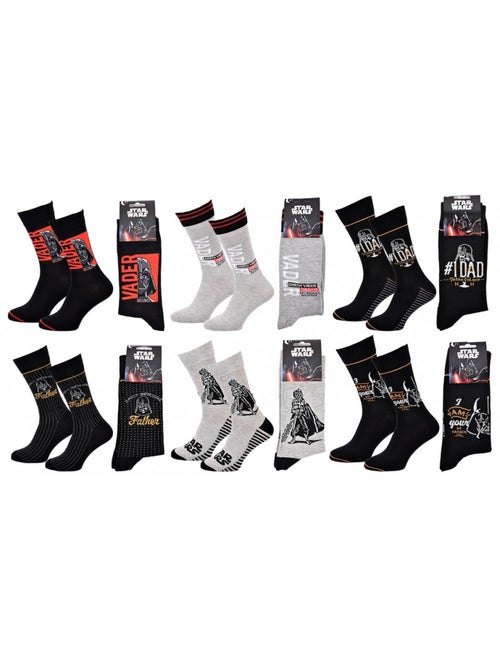 Sokken Set Cadeaux Heren LICENCE - Set van 6 - Kiabi Sokken Set Cadeaux Heren LICENCE - Set van 6 - Kiabi
