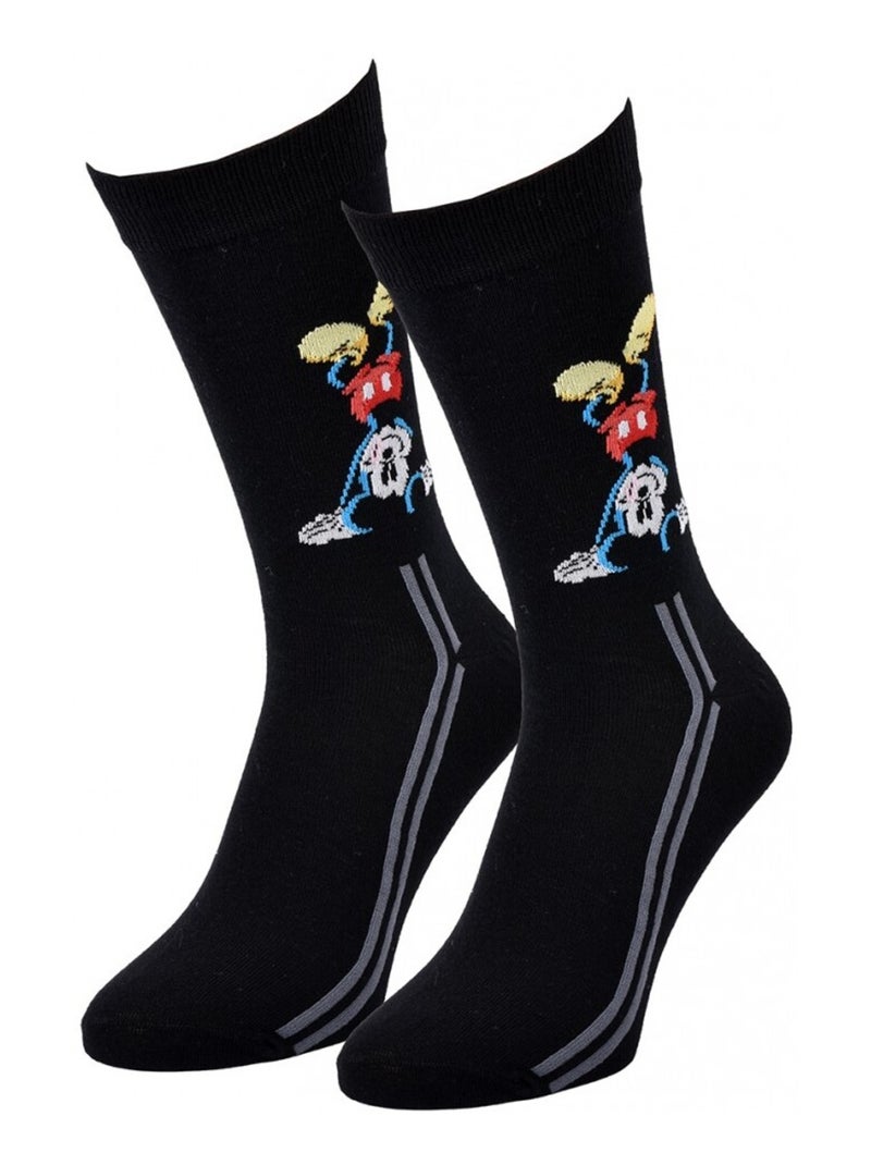 Sokken Set Heren DISNEY MICKEY MOUSE Zwart Multicolor Grijs - Kiabi