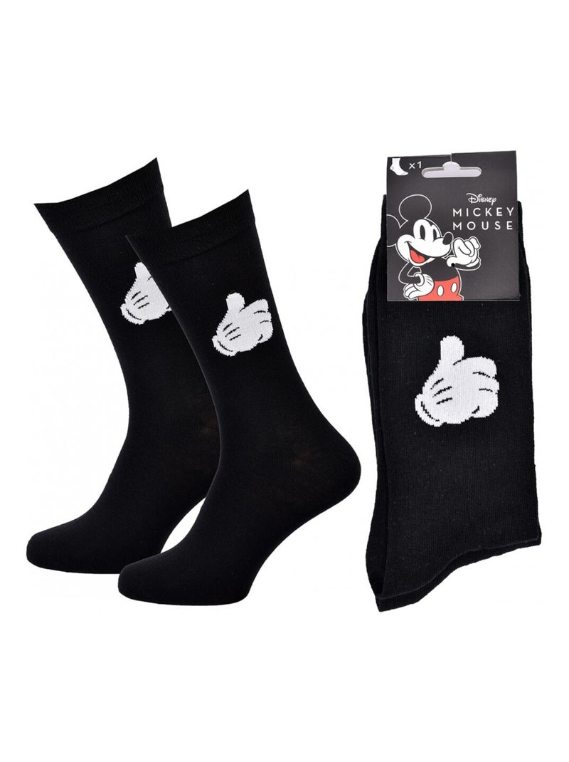 Sokken Set Heren DISNEY MICKEY MOUSE Zwart Wit - Kiabi
