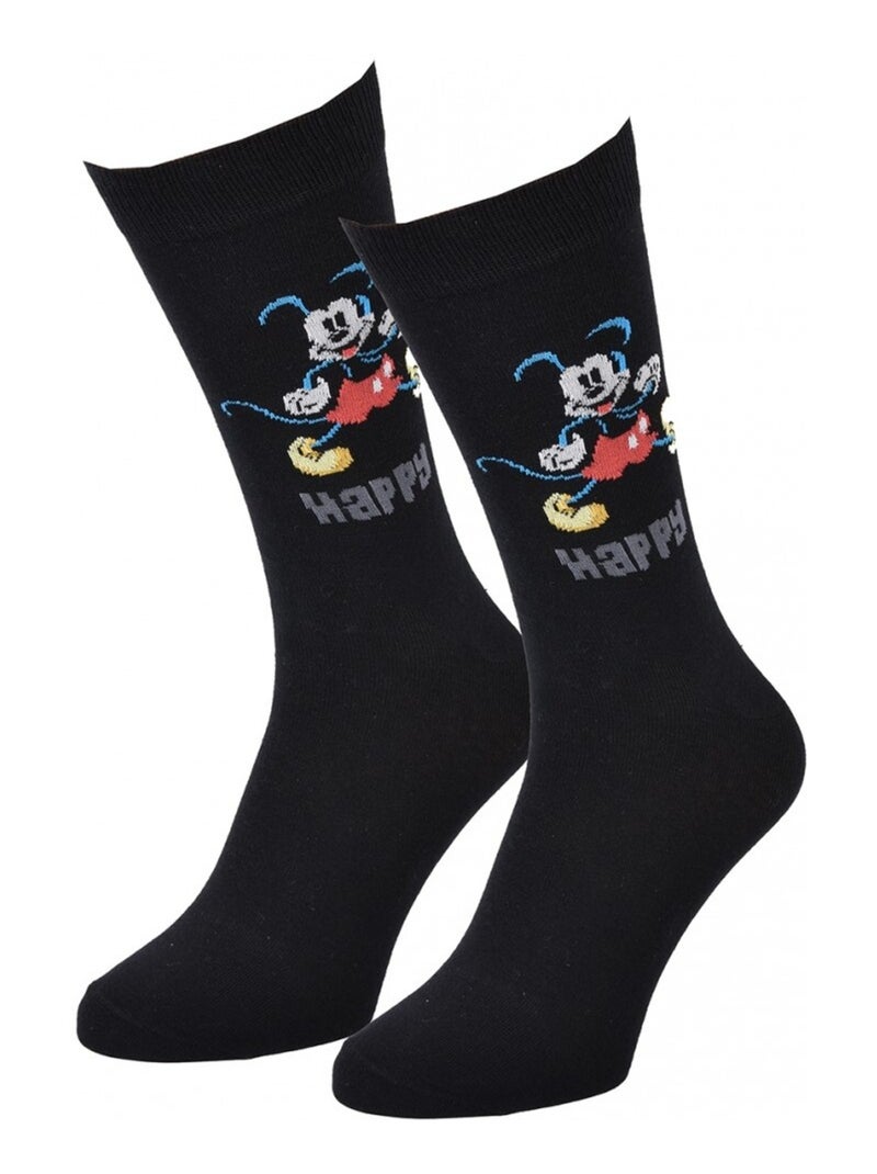 Sokken Set Heren DISNEY MICKEY MOUSE Zwart Wit Grijs Rood - Kiabi