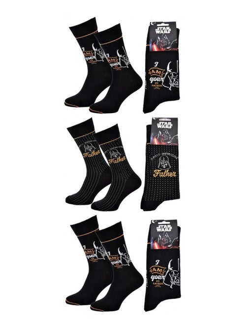 Sokken Set Heren DISNEY STAR WARS - Set van 3 - Kiabi Sokken Set Heren DISNEY STAR WARS - Set van 3 - Kiabi