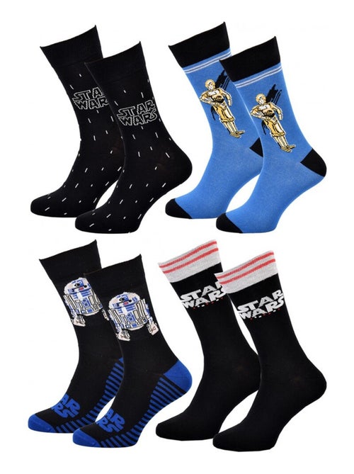 Sokken set heren DISNEY STAR WARS - Set van 4 - Kiabi Sokken set heren DISNEY STAR WARS - Set van 4 - Kiabi