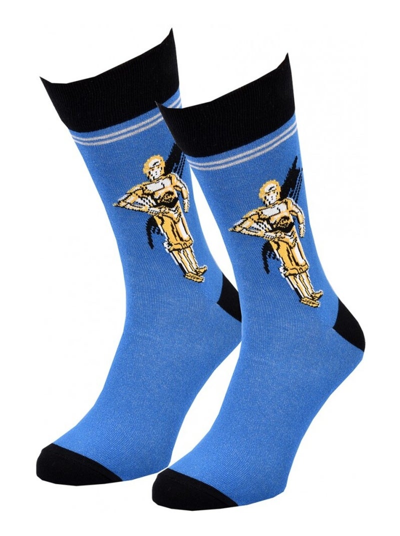 Sokken Set Heren DISNEY STAR WARS Blauw Zwart - Kiabi