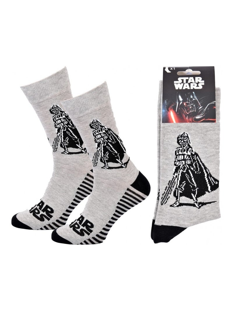 Sokken Set Heren DISNEY STAR WARS Grijs Wit Zwart - Kiabi