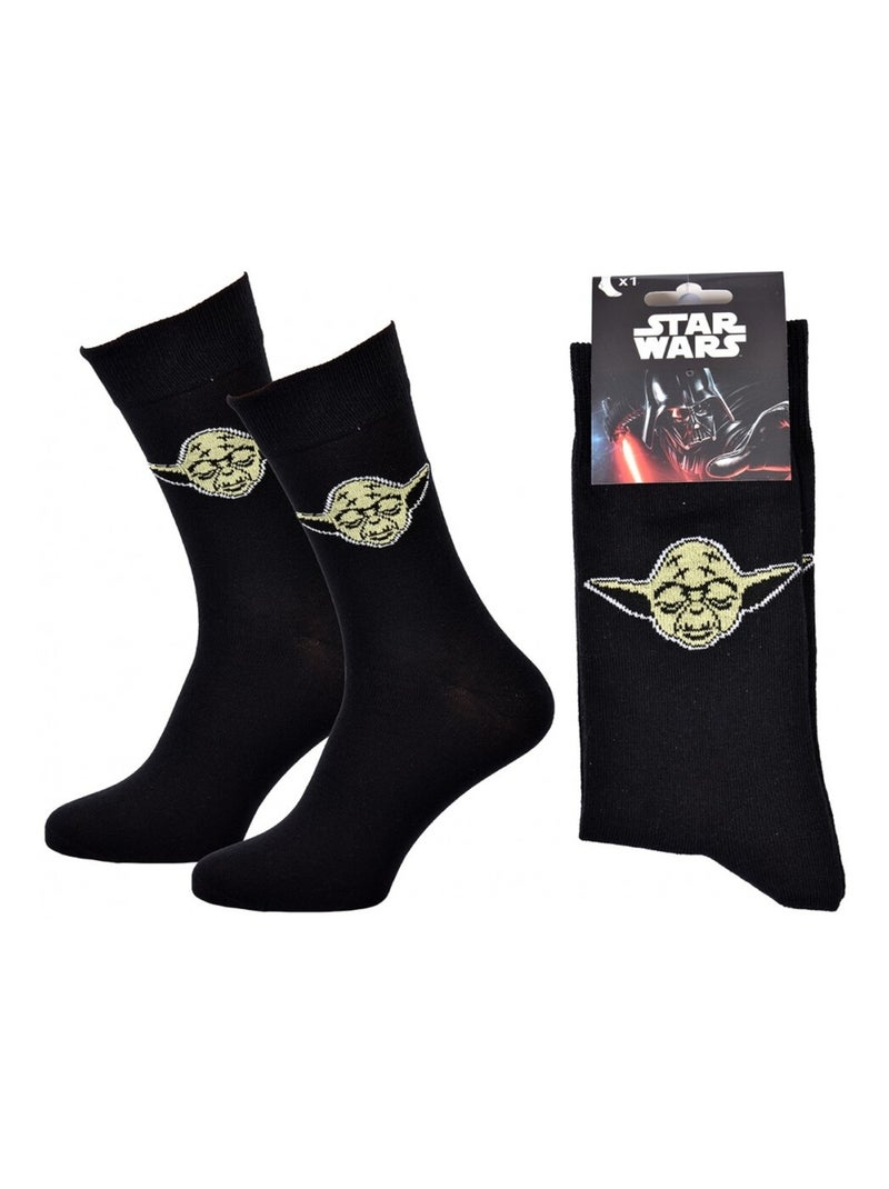 Sokken Set Heren DISNEY STAR WARS Zwart Groen Wit - Kiabi