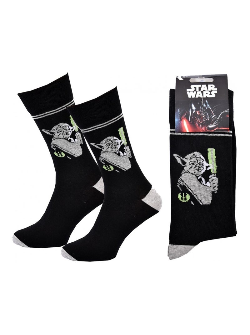 Sokken Set Heren DISNEY STAR WARS Zwart Lichtgrijs - Kiabi