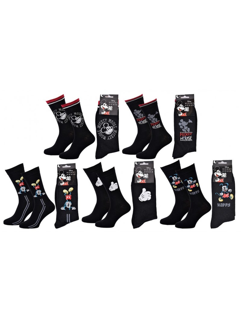 Sokken Set Heren LICENCE - Set van 5 paar Zwart Multicolor - Kiabi