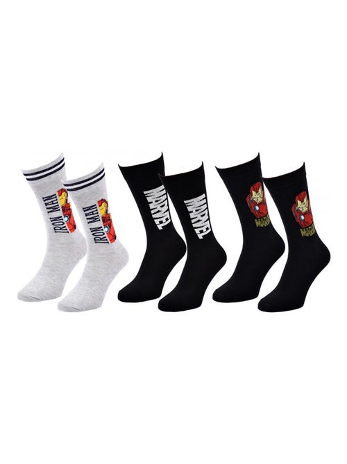 Sokken Set Heren MARVEL AVENGERS - Set van 3 - Kiabi Sokken Set Heren MARVEL AVENGERS - Set van 3 - Kiabi