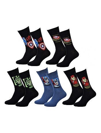 Sokken Set Heren MARVEL AVENGERS - Set van 5