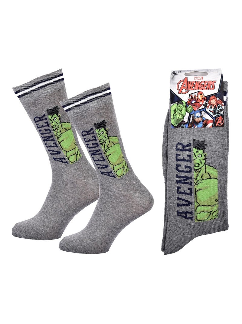 Sokken Set Heren MARVEL AVENGERS Groengrijs - Kiabi
