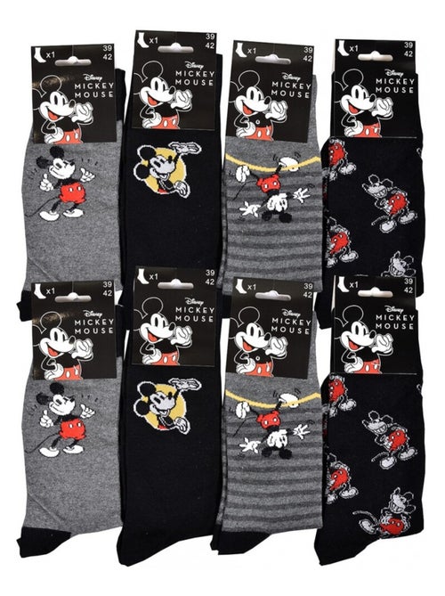 Sokken Set Heren MICKEY - Set van 8 - Kiabi Sokken Set Heren MICKEY - Set van 8 - Kiabi