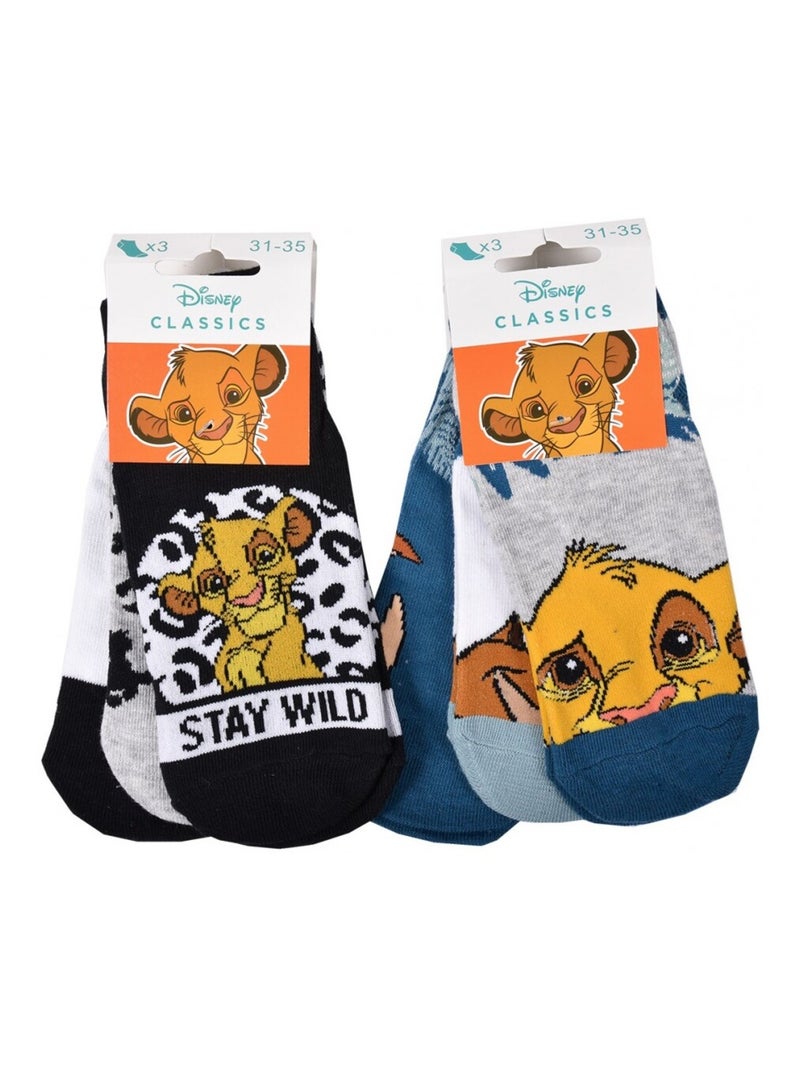 Sokken Set Jongen DISNEY CLASSIC - Set van 9 Blauw Grijs Wit - Kiabi